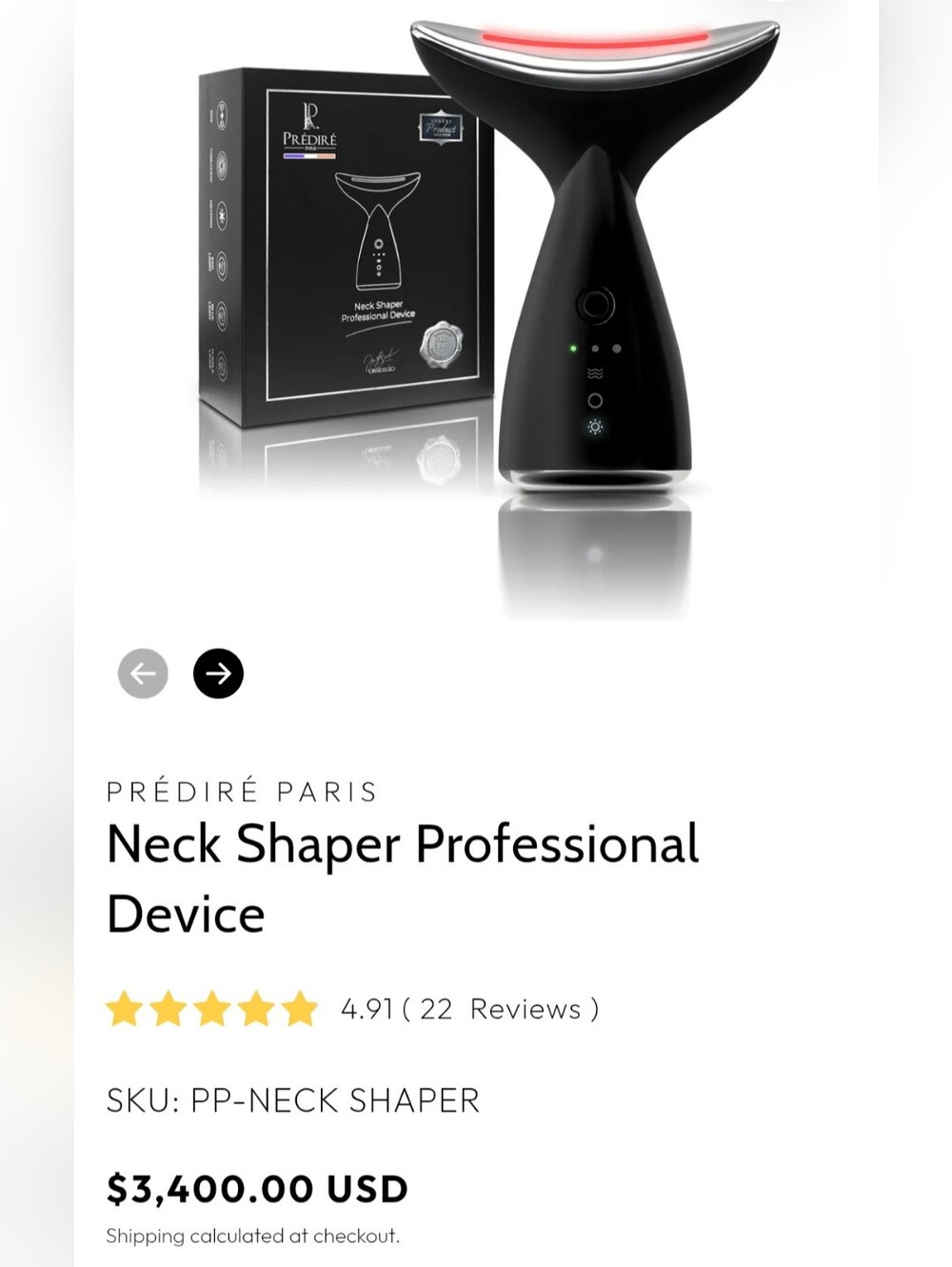 Predire:Neck Shaper Device